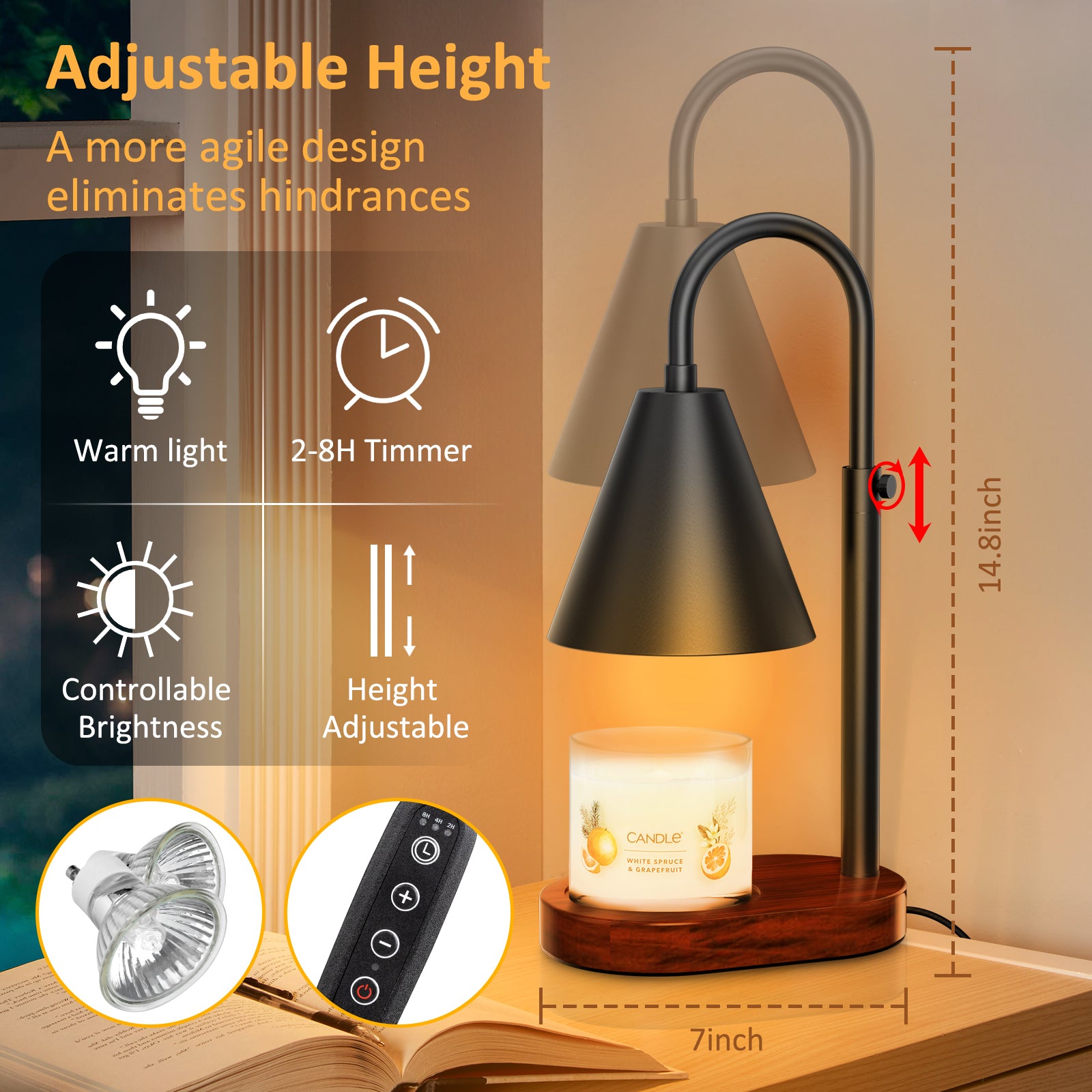 REIDEA Smart Candle Warmer Lamp (iOS and Android) – REIDEA