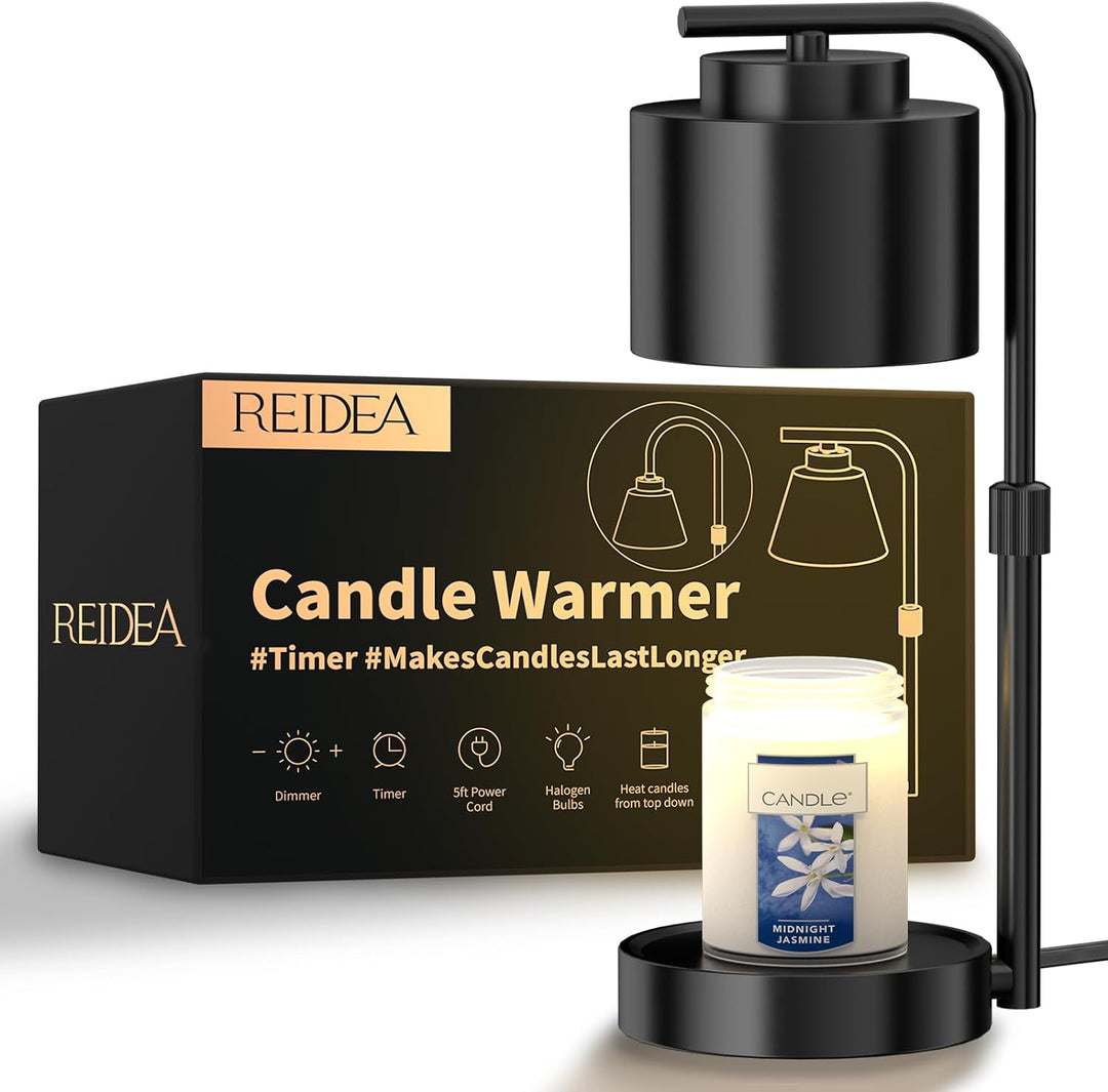 REIDEA T3 Candle Warmer Lamp, Obsidian Black